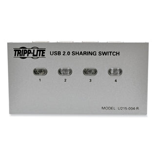 Tripp Lite USB 2.0 Printer/Peripheral Sharing Switch, 4 Ports (TRPU215004R)