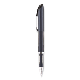 uniball® Jetstream Stick Ballpoint Pen, Fine 0.7mm, Black Ink, Black Barrel (UBC40173)