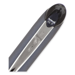 uniball® Jetstream Stick Ballpoint Pen, Fine 0.7mm, Black Ink, Black Barrel (UBC40173)
