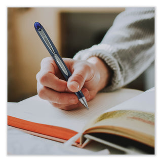 uniball® Jetstream Stick Ballpoint Pen, Fine 0.7mm, Blue Ink, Blue Barrel (UBC40174)