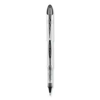 uniball® VISION ELITE Stick Roller Ball Pen, Bold 0.8mm, Black Ink, White/Black Barrel (UBC61231)