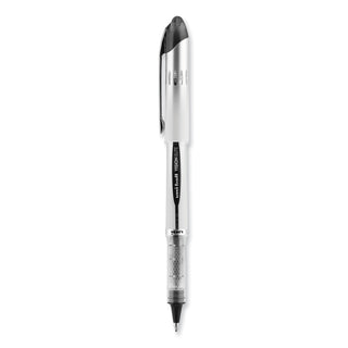 uniball® VISION ELITE Stick Roller Ball Pen, Bold 0.8mm, Black Ink, White/Black Barrel (UBC61231)
