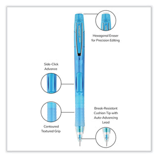uniball® Mechanical Pencils, w/Lead/Erasers, 0.7mm, 2Pencils/PK, MI (UBC90192)