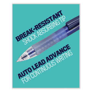 uniball® Mechanical Pencils, w/Lead/Erasers, 0.7mm, 2Pencils/PK, MI (UBC90192)