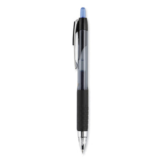 uniball® 207 Signo Gel Ultra Micro Retractable Gel Pen, 0.38mm, Blue Ink, Smoke Barrel (UBC1790923)