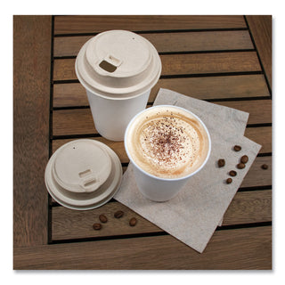Dart® Fiber Lids for Paper Cups, Fits 10 oz to 24 oz Cups, Tan, 1,000/Carton (DCCLK316FBR)
