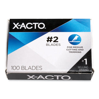 X-ACTO® No. 2 Bulk Pack Blades for X-Acto Knives, 100/Box (EPIX602)