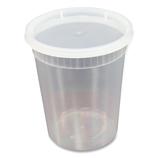 GEN Plastic Deli Containers, 32 oz, Clear, Plastic, 240/Carton (GENDELI32OZ)