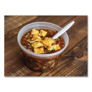 GEN Plastic Deli Containers, 16 oz, Clear, Plastic, 240/Carton (GENDELI16OZ)