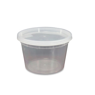 GEN Plastic Deli Containers, 16 oz, Clear, Plastic, 240/Carton (GENDELI16OZ)