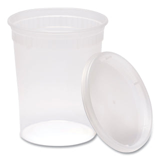 GEN Plastic Deli Containers, 32 oz, Clear, Plastic, 240/Carton (GENDELI32OZ)