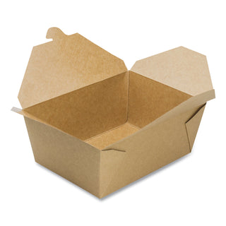 GEN Reclosable Kraft Take-Out Box, 110 oz, Paper, 160/Carton (GENPAPERBOX4)