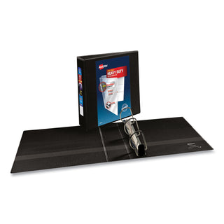 Avery® Heavy-Duty Non Stick View Binder with DuraHinge and Slant Rings, 3 Rings, 3" Capacity, 11 x 8.5, Black (AVE05600)