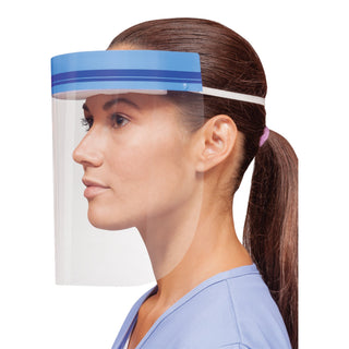 Crosstex® Wraparound Face Shield One Size Fits Most Full Length Anti-fog Disposable NonSterile (988897_CS)
