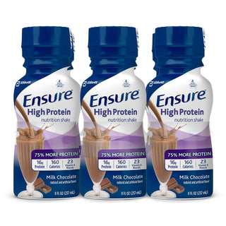 Ensure® High Protein Shake Oral Supplement Milk Chocolate Flavor Liquid 8 oz. Bottle (984042_PK)