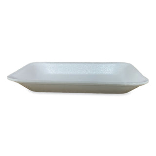 GEN Meat Trays, #8P, 10.8 x 8.82 x 1.5, White, 200/Carton (GEN8PWH)