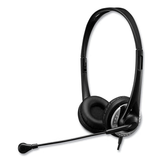 Adesso Xtream P2 USB Wired Multimedia Headset with Microphone, Binaural Over the Head, Black (ADEXTREAMP2)