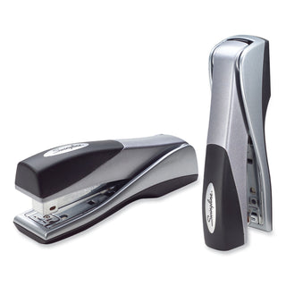 Swingline® Optima Grip Full Strip Stapler, 25-Sheet Capacity, Silver (SWI87811)