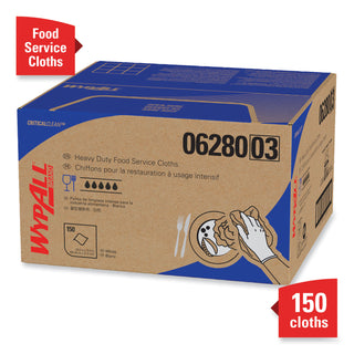 WypAll® X80 Foodservice Towels, Blue, Carton of 150 (KIM06280)