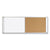 MasterVision™ Combo Cubicle Workstation Dry Erase/Cork Board, 36x18, Silver Frame (BVCXA10003700)