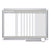 MasterVision™ In-Out Magnetic Dry Erase Board, 36x24, Silver Frame (BVCGA01110830)