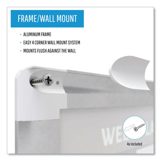 MasterVision™ In-Out Magnetic Dry Erase Board, 36x24, Silver Frame (BVCGA01110830)