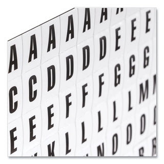 MasterVision™ Interchangeable Magnetic Board Accessories, Letters, Black, 3/4"h (BVCKT2220)
