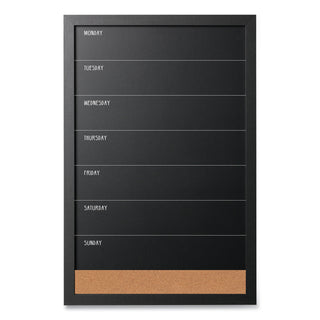 MasterVision™ Black & White Message Board Set, Assorted Sizes & Colors, 3/Set (BVCSOR033)