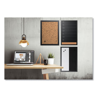 MasterVision™ Black & White Message Board Set, Assorted Sizes & Colors, 3/Set (BVCSOR033)