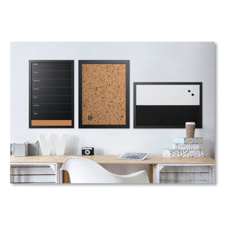 MasterVision™ Black & White Message Board Set, Assorted Sizes & Colors, 3/Set (BVCSOR033)
