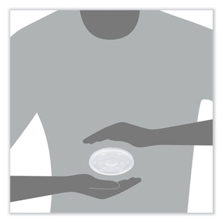 Dart® Cold Cup Lids, 32oz Cups, Translucent, 100/Sleeve, 10 Sleeves/Carton (DCC20SL) (20SLDART)