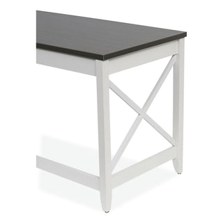 Workspace by Alera® Workspace by Alera Farmhouse Writing Desk, 47.24" x 23.62" x 29.53", Gray (ALEWSF4824GY)