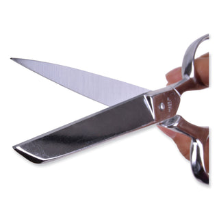 Clauss® Hot Forged Carbon Steel Shears, 8" Long, 3.88" Cut Length, Nickel Straight Handle (ACM10257)