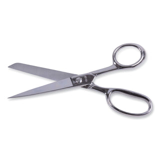 Clauss® Hot Forged Carbon Steel Shears, 8" Long, 3.88" Cut Length, Nickel Straight Handle (ACM10257)