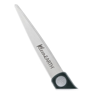 Westcott® KleenEarth Soft Handle Scissors, 8" Long, 3.25" Cut Length, Black/Gray Straight Handle (ACM15588)