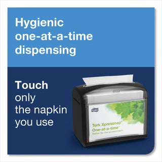 Tork® Xpressnap Tabletop Napkin Dispenser, 7.9 x 5.6 x 7.9, Black (TRK6232100)