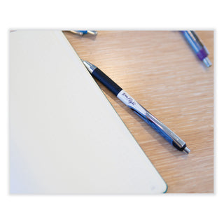 Zebra® Z-Grip Flight Retractable Ballpoint Pen, 1.2mm, Black Ink, White Barrel, Dozen (ZEB21910)