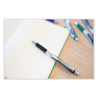 Zebra® Z-Grip Flight Retractable Ballpoint Pen, 1.2mm, Black Ink, White Barrel, Dozen (ZEB21910)