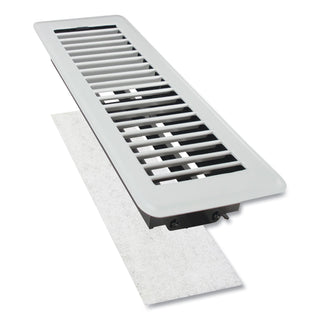 deflecto® Electrostatic Register Filter, 4 x 12 x 0.1, White, 12/Pack (DEFRFILT412)