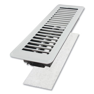 deflecto® Electrostatic Register Filter, 4 x 12 x 0.1, White, 12/Pack (DEFRFILT412)