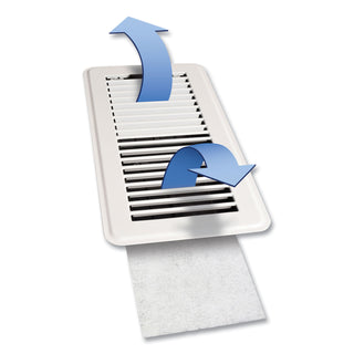 deflecto® Electrostatic Register Filter, 4 x 12 x 0.1, White, 12/Pack (DEFRFILT412)