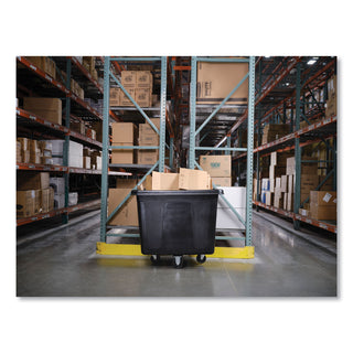 Rubbermaid® Commercial Cube Truck, 500 lbs Cap, Black (RCPFG461600BLA)