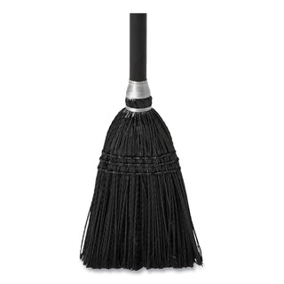 Rubbermaid® Commercial Lobby Pro Synthetic-Fill Broom, Synthetic Bristles, 37.5" Overall Length, Black (2536BK)