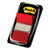 Post-it® Marking Page Flags in Dispensers, Red, 50 Flags/Dispenser, 12 Dispensers/Pack (MMM680RD12)