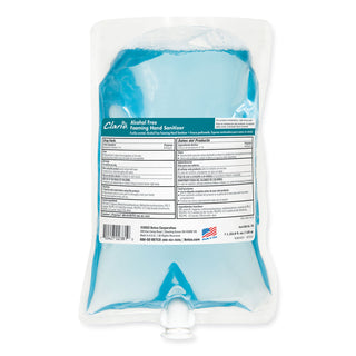 Betco® Clario Alcohol Free Foaming Hand Sanitizer, 1,000 mL Bag, Fresh, 6/Carton (BET7522900CT)