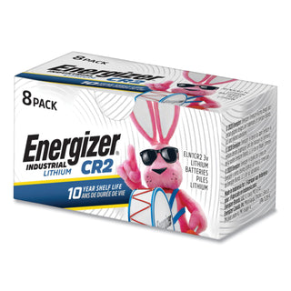 Energizer® Industrial Lithium CR2 Photo Battery, 3 V, 8/Pack (EVEELN1CR28)