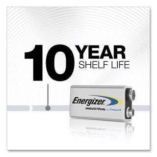 Energizer® Industrial Lithium 9V Battery, 9 V, 12/Box (EVELN522)