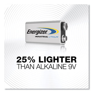 Energizer® Industrial Lithium 9V Battery, 9 V, 12/Box (EVELN522)