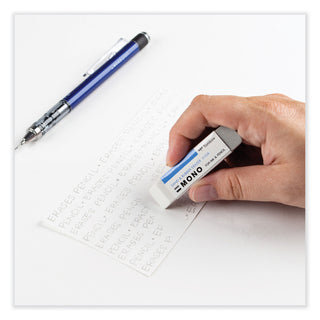 Tombow® Mono® Sand and Rubber Eraser, For Pencil/Ink Marks, Rectangular Block, Medium, White (TOM57302)