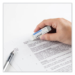 Tombow® Mono® Sand and Rubber Eraser, For Pencil/Ink Marks, Rectangular Block, Medium, White (TOM57302)